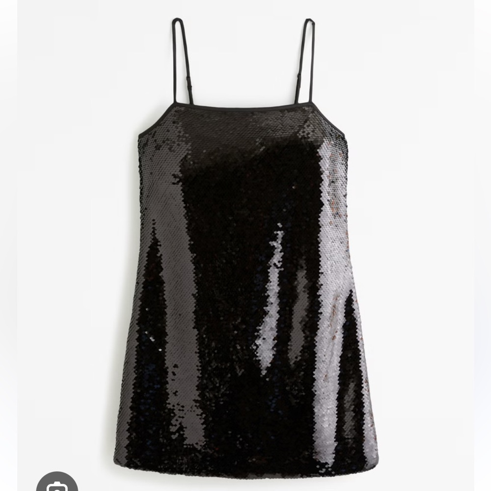 Abercrombie Sequin Squareneck Mini Dress